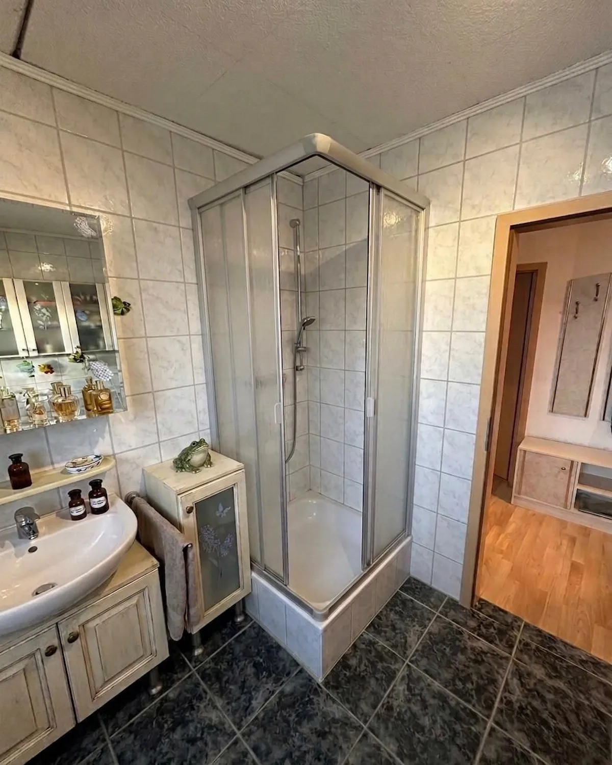 Dusche zur Dusche vorher